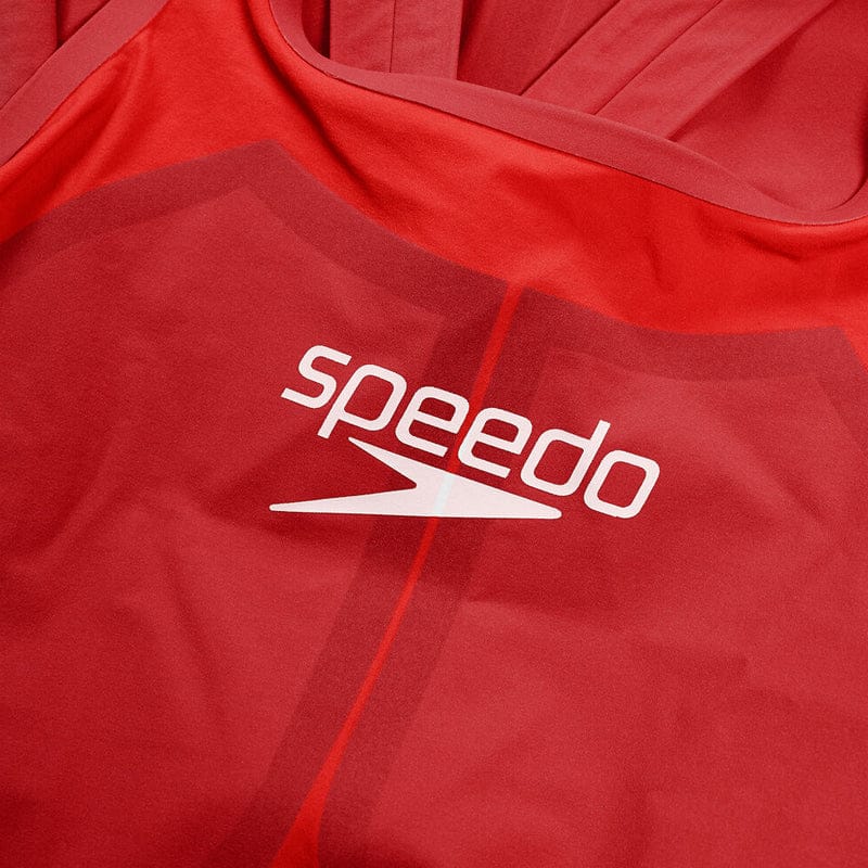 Speedo - Women's Fastskin LZR Pure Valor 2.0 Closedback Kneeskin - Red/Blue