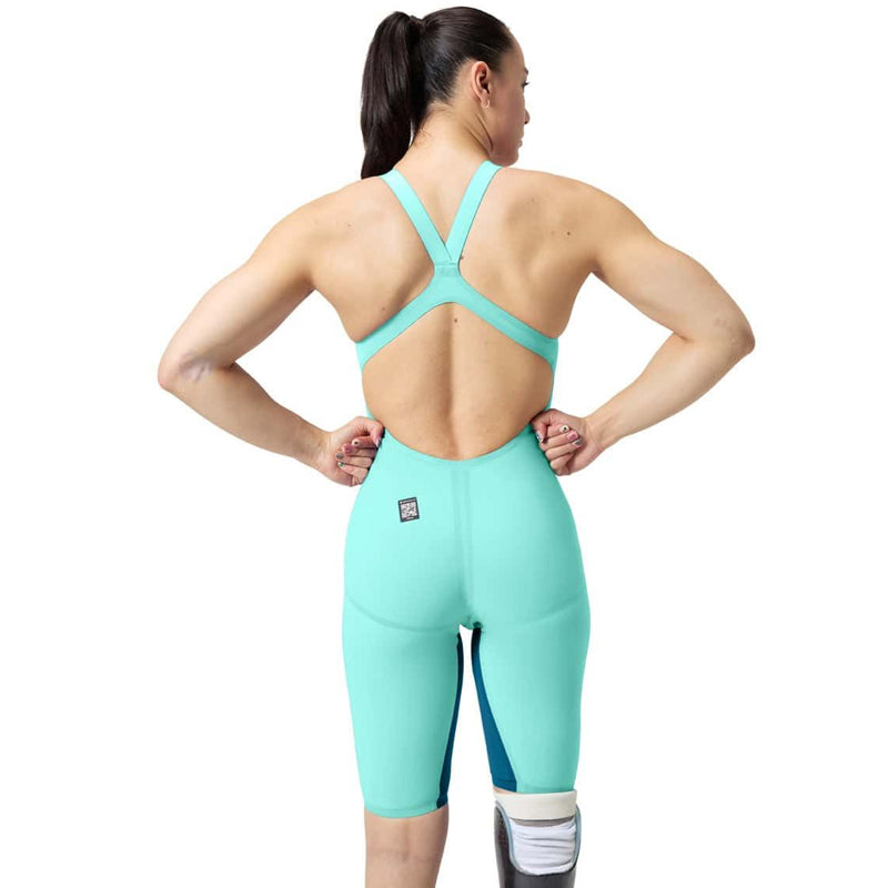 Speedo - Women's Fastskin LZR Pure Valor 2.0 Openback Kneeskin - Arctic Glass