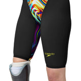 Speedo - Women's Fastskin LZR Pure Valor 2.0 Openback Kneeskin - Black/Molten Blur