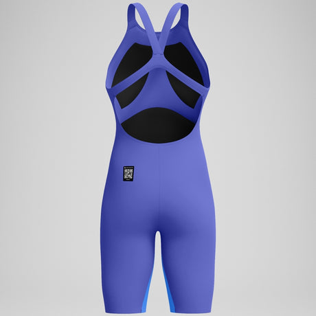Speedo - Women's Fastskin LZR Pure Valor 2.0 Openback Kneeskin - Purple/Blue