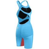 Speedo - Women's Fastskin LZR Pure Valor 2.0 Openback Kneeskin - Blue/Red