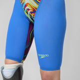 Speedo - Women's Fastskin LZR Pure Valor 2.0 Openback Kneeskin - Dark Blue/Pink