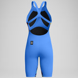 Speedo - Women's Fastskin LZR Pure Valor 2.0 Openback Kneeskin - Dark Blue/Pink