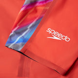 Speedo - Women's Fastskin LZR Pure Valor 2.0 Openback Kneeskin - Flame Red/Blue