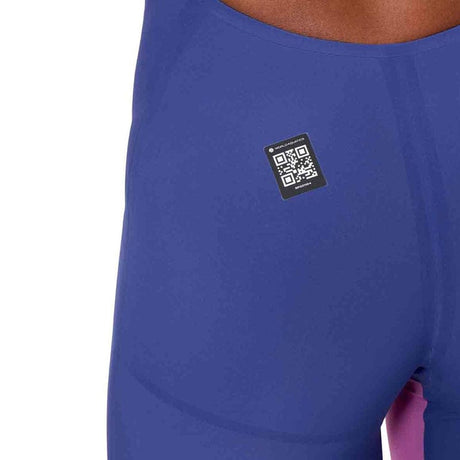 Speedo - Women's Fastskin LZR Pure Valor 2.0 Openback Kneeskin - Noble Navy/Jelly