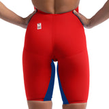 Speedo - Women's Fastskin LZR Pure Valor 2.0 Openback Kneeskin - Red/Blue