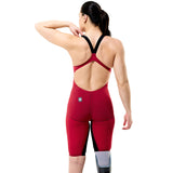 Speedo - Women's Fastskin LZR Pure Valor 2.0 Openback Kneeskin - Regal Red/Black Ml