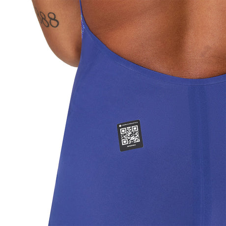 Speedo - Women's Fastskin LZR Pure Valor 2.0 Openback Kneeskin - Noble Navy/Morphosis