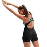 Speedo - Women's HyperBoom Splice Legsuit - Black/Green