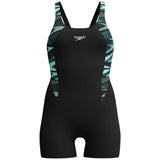 Speedo - Women's HyperBoom Splice Legsuit - Black/Green