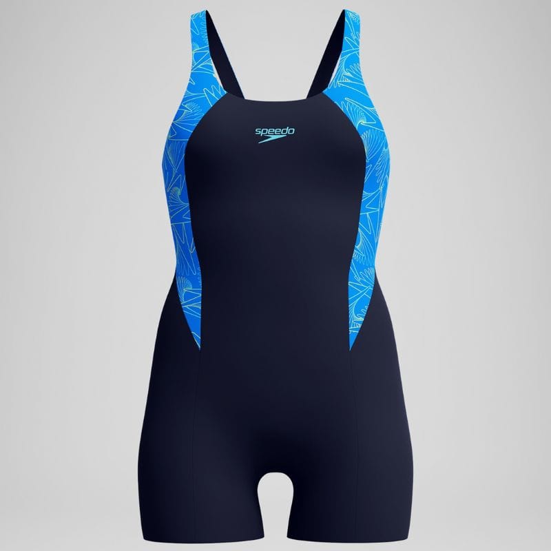 Speedo - Women's HyperBoom Splice Legsuit - Navy/Blue