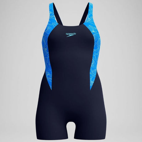 Speedo - Women's HyperBoom Splice Legsuit - Navy/Blue