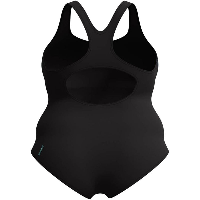 Speedo - Women's Placement Medalist+ Swimsuit - Black/Dark Teal