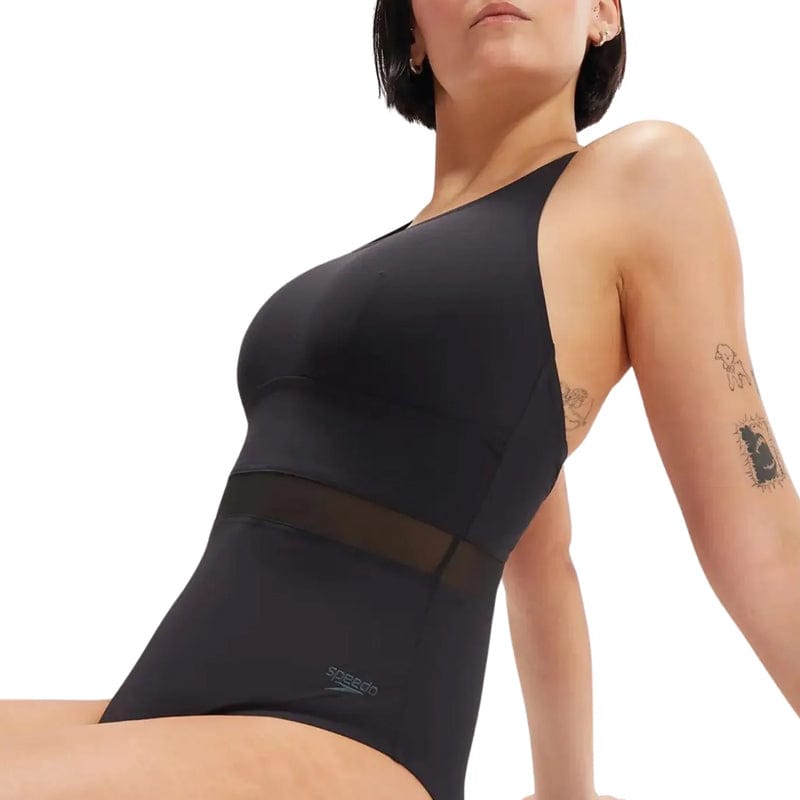 Speedo - Women's Shaping LuniaGlow Swimsuit - Black