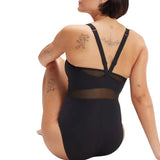 Speedo - Women's Shaping LuniaGlow Swimsuit - Black