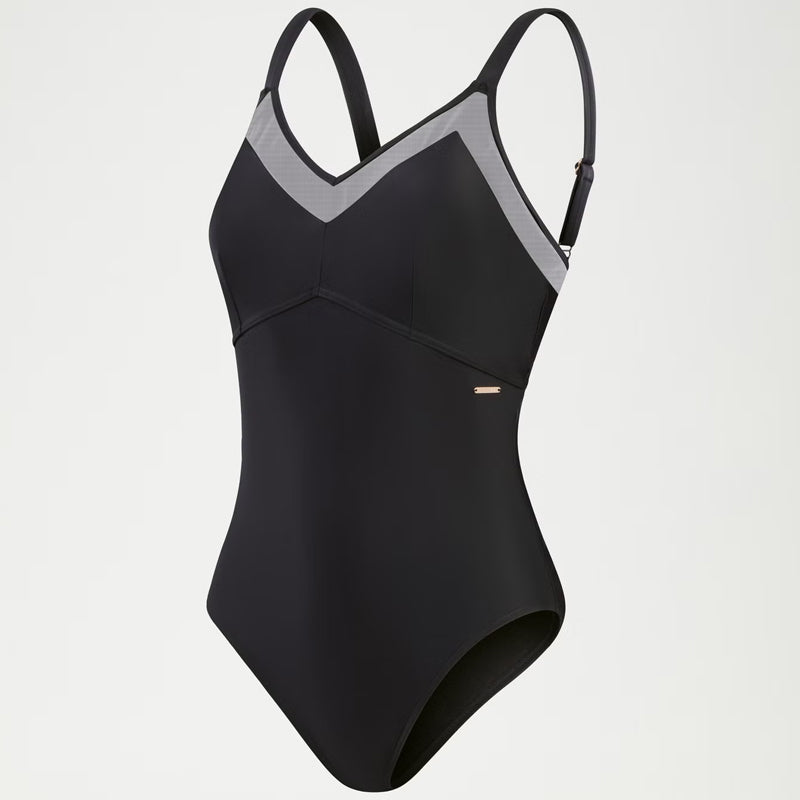 Speedo - Women's Shaping LuniaGlow Swimsuit - Black