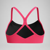Speedo - Women's Solid Racerback Bikini Top - Dark Pink