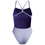 Speedo - Women's Solid V-Back 2.0 Swimsuit - Bright Lavender