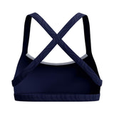 Speedo - Women's Texture Crossback Bikini Top - Navy/White