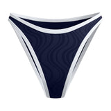 Speedo - Women's Texture Scoop Bikini Bottom - Navy/White