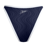 Speedo - Women's Texture Scoop Bikini Bottom - Navy/White