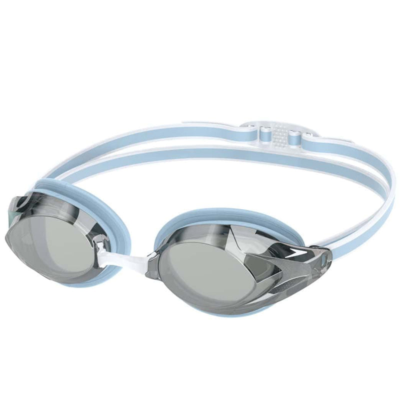 Speedo - Women's Vanquisher 3.0 Mirrored Goggle - Sky/Grey/Silver