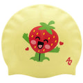 Strawb Silicone Swim Hat - Yellow