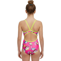 The Finals Funnies - Reel It In Foil Flutterback Girls Swimsuit
