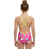 The Finals Funnies - Reel It In Foil Flutterback Girls Swimsuit