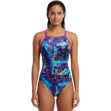 The Finals Funnies - Laser Beam Foil Wingback Swimsuit