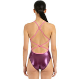 Turbo - Synchro - Sirene Pattern Ladies Swimsuit (Red) - Ltd Ed.