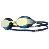 TYR - Adults Black Ops 140 EV Mirrored Racing Goggles - Gold/Navy