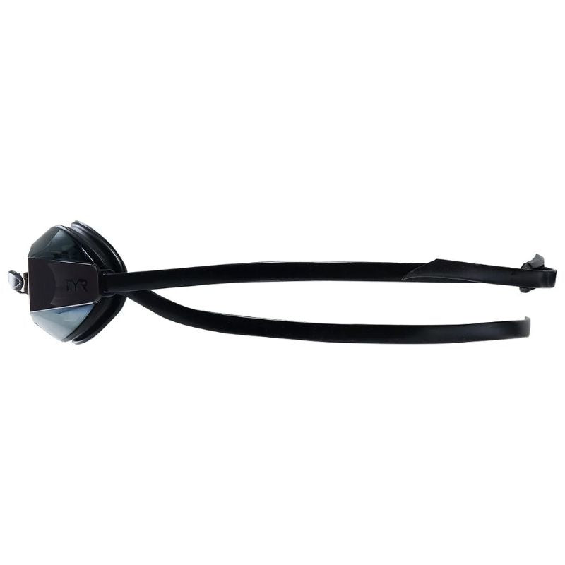 TYR - Adults Black Ops 140 EV Mirrored Racing Goggles - Metallized Smoke