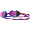 TYR - Adults Black Ops 140 EV Mirrored Racing Goggles - Royal Multi