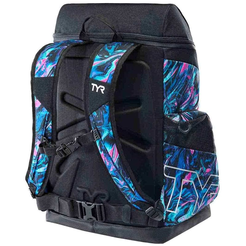 TYR - Alliance 45L Marmaris Printed Backpack - Blue/Pink