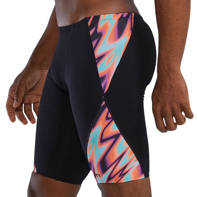 TYR - Disarray Men's Durafast Elite® Jammer - Orange/Multi