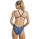 TYR - Dragonflyte Women's Cutoutfit Swimsuit - Green/Navy