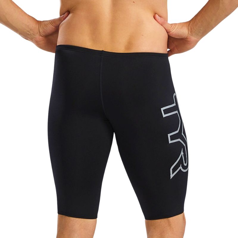 TYR - Durafast Elite® Men's Large Logo Jammer - Black