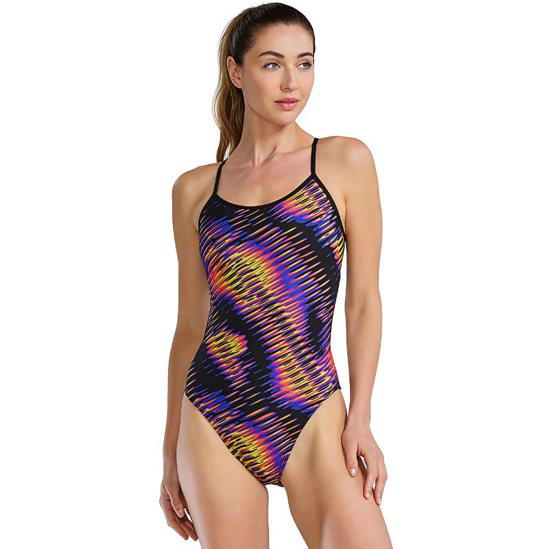TYR - Evolved Women's Trinityfit Swimsuit - Lime/Multi