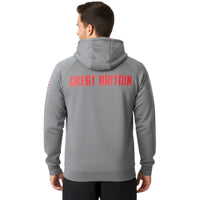 TYR - GB British Swimming Unisex Pullover Hooded Top (Grey)