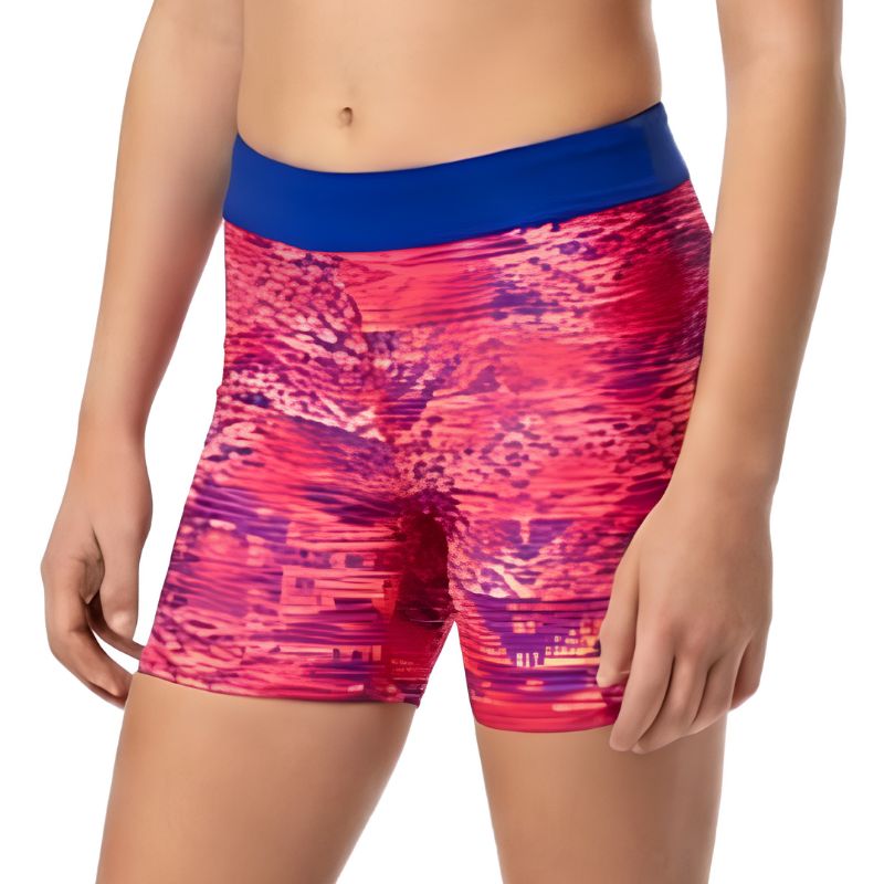 TYR - Girls' Conquest Della Boyshort - Coral