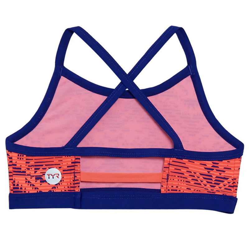 TYR - Girls' Conquest Trinity Top - Coral