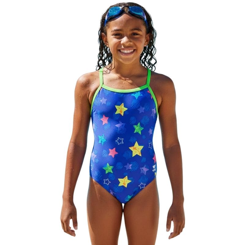 TYR - Star Bright Diamondfit Durafast Light Girls Swimsuit