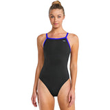 TYR - Hexa Diamondfit Ladies Swimsuit - Black/Blue