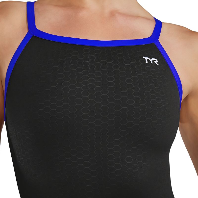 TYR - Hexa Diamondfit Ladies Swimsuit - Black/Blue