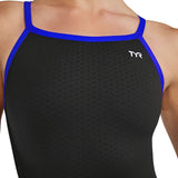 TYR - Hexa Diamondfit Ladies Swimsuit - Black/Blue