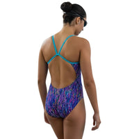TYR - Electro Cutoutfit Ladies Swimsuit - Navy/Multi