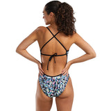 TYR - Prismbreak Women's Crosscut Tieback Swimsuit - Black/Multi
