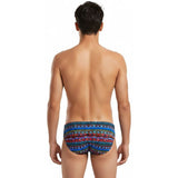 TYR - Santa Fe Boys Racer Briefs - Black/Multi