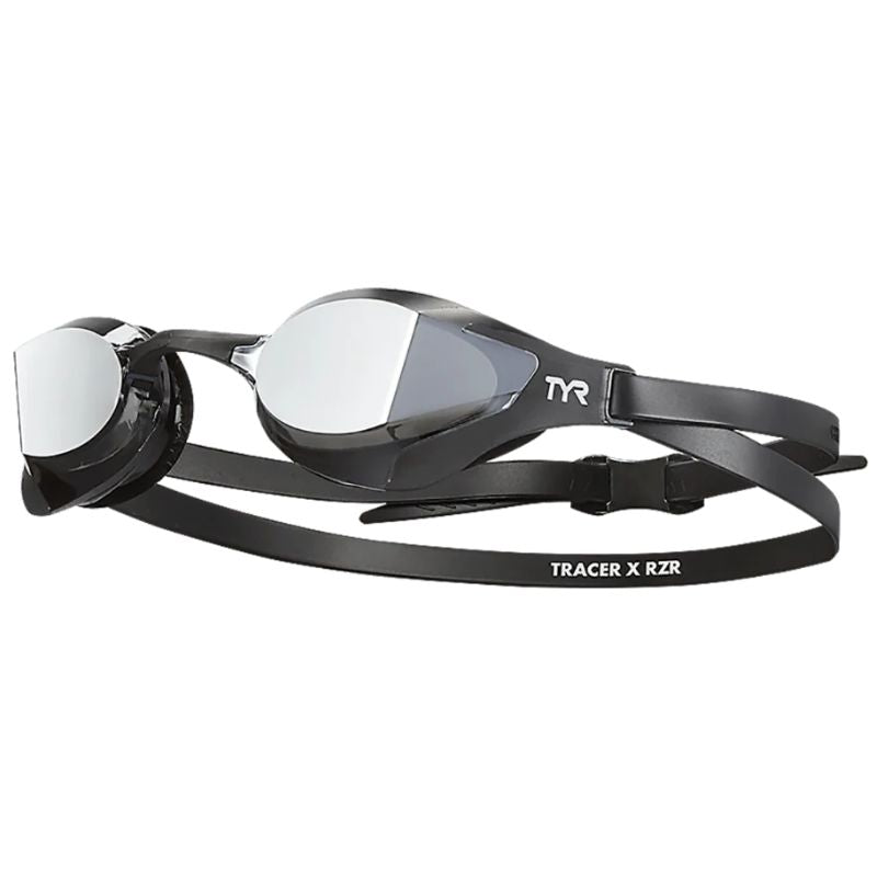TYR - Tracer-X RZR Mirrored Racing Adult Goggles - Silver/Black